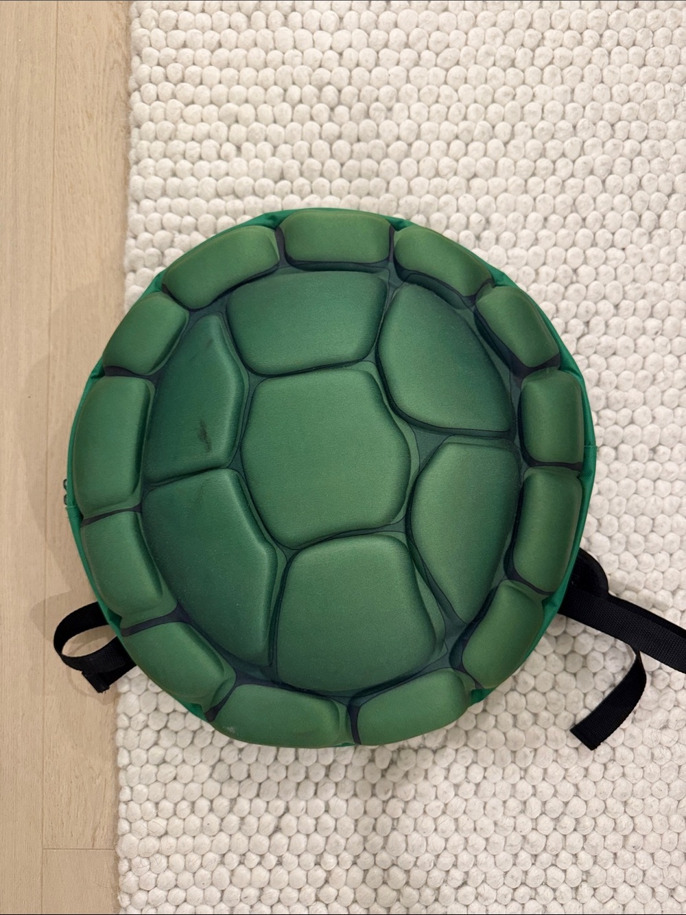 Green Turtle Shell Backpack Cover - Brand: